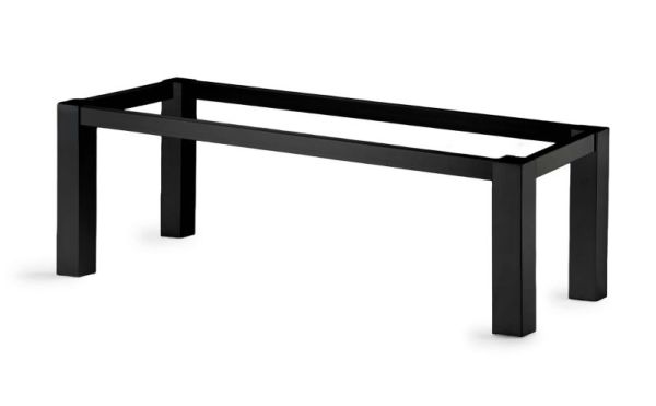 Bankgestell BG80, Bankgestell, schwarz matt, B 1460 mm, T 430 mm 3032251
