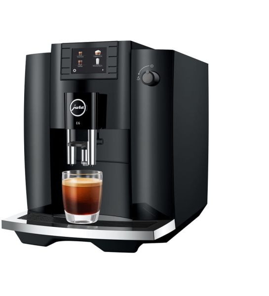 E6 Kaffeevollautomat Full Black (EC) 2,8" Farbdisplay mit Smart Mode 15802
