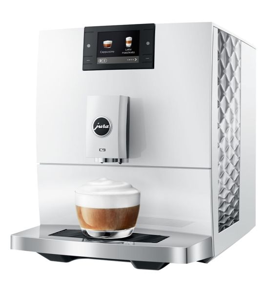 C9 Kaffeevollautomat Piano White (EA) 15810 - Kaffeevielfalt in zwei Genusswelten
