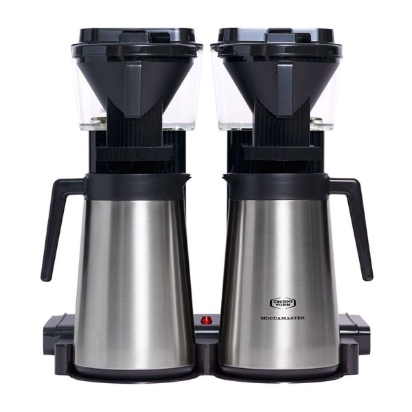 Moccamaster KBGT20 Kaffeemaschine mit zwei Thermoskannen - Farbe Black