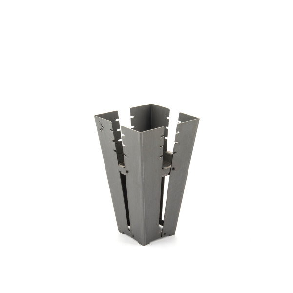 fuji Feuerstelle aus 3 mm wetterfestem Stahl - Ein aktiver Vulkan