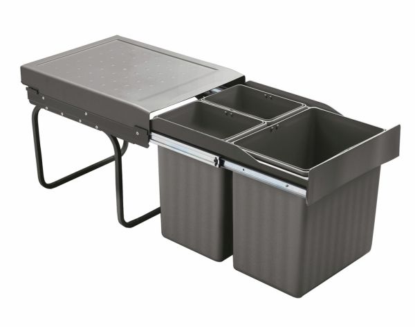 Trio Bin, Abfallsammelsystem, anthrazit 8011197