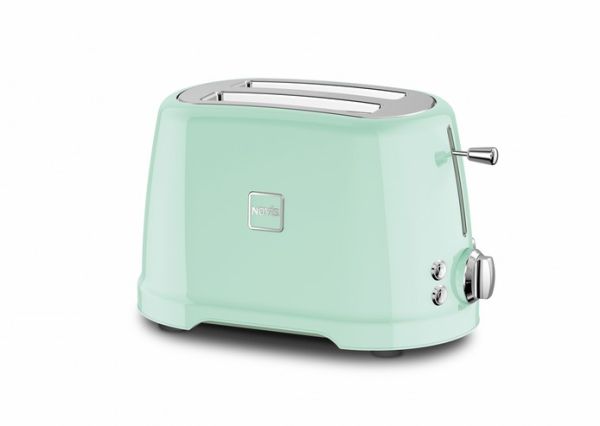 Toaster T2 Retro Design Toaster 61153120 für 2 Toastschreiben mit 4 Funktionen - Farbe Neomint