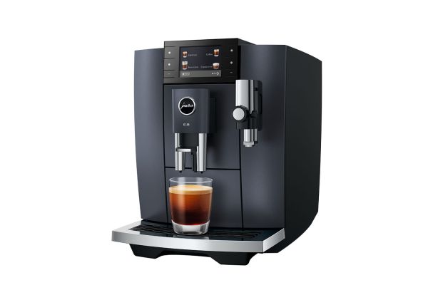 E8 Kaffeevollautomat 17 Kaffeespezialitäten auf Knopfdruck Cosmic Black (ED) 15749