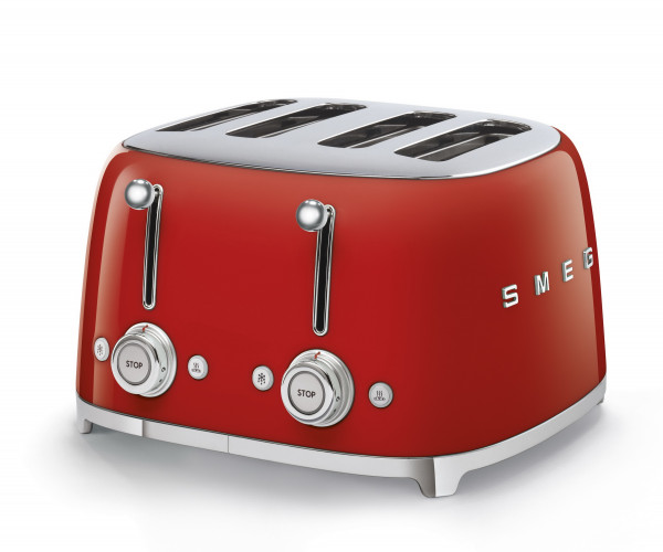 TSF03 Retro Design Toaster 4 Schlitz im 50`s Style