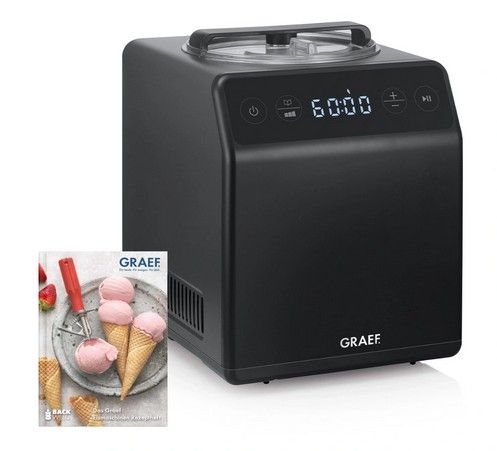 Graef IM706EUSET Eismaschine IM706 mit Joghurtfunktion inkl. zusätzlichem 2 L. Eiscremebehälter Bild 1