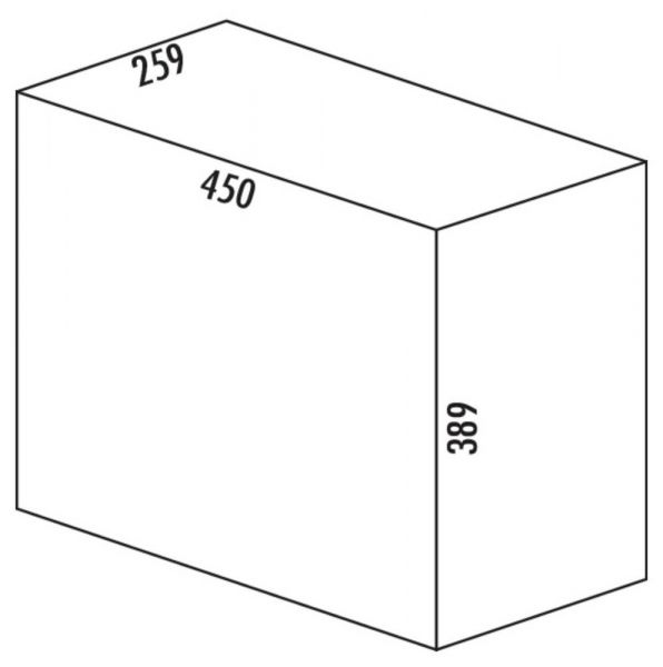 Double 1, Abfallsammelsystem, anthrazit/grau 8011026
