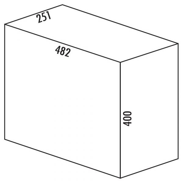 Tandem 7, Abfallsammler für Drehtüren, graphitgrau