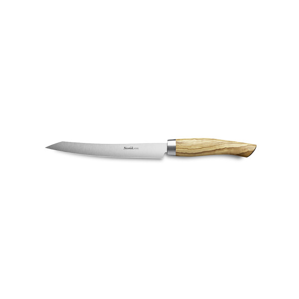 SOUL Messer Slicer 160 Niobstahl 60 HRC Keilschliff mit flexibler Klinge verschiedene Griffe