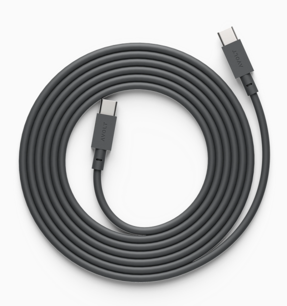 Cable 1 black USB-C zu USB-C Ladekabel 2 Meter