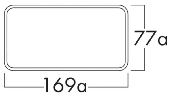 MF-VRO 125 Flachkanalrohr, Lüftungsrohr, weiß