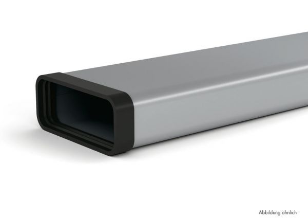 STEEL flow SF-VRO 150 Flachkanalrohr, Lüftungsrohr, verzinkter Stahl, L 500 mm 4061004