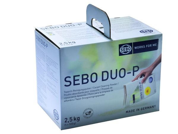 DUO-P 0472SE Reinigungspulver 5 Beutel à 500g für DUO Teppichreinigungsgerät