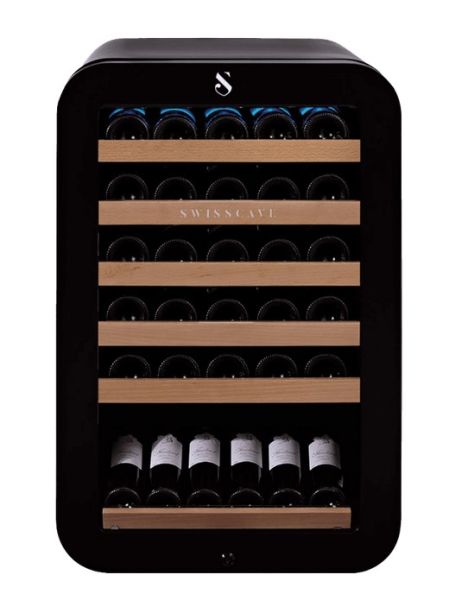 WL120F-Black Stand Weinkühlschrank mit einer Kühlzone - Platz für 35 Flaschen Classic Edition