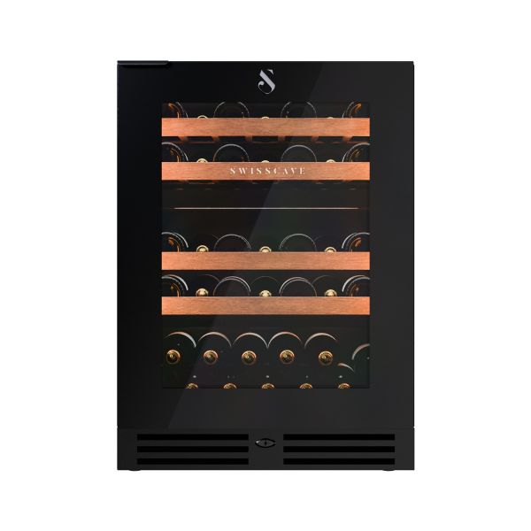 WUB-60DF 2-Zonen Weinkühlschrank – Eleganter Unterbau-Weinkühlschrank für 40 Flaschen