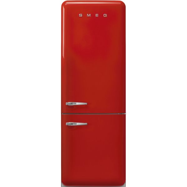 FAB38RRD6 Retro Design Kühlschrank im Stil der 50er Jahre - 70 cm breit - Farbe Rot - Rechtsanschlag