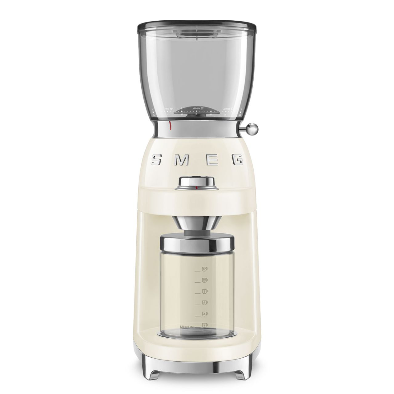 Smeg CGF11CREU Kaffeemühle im 50er Jahre Design Creme