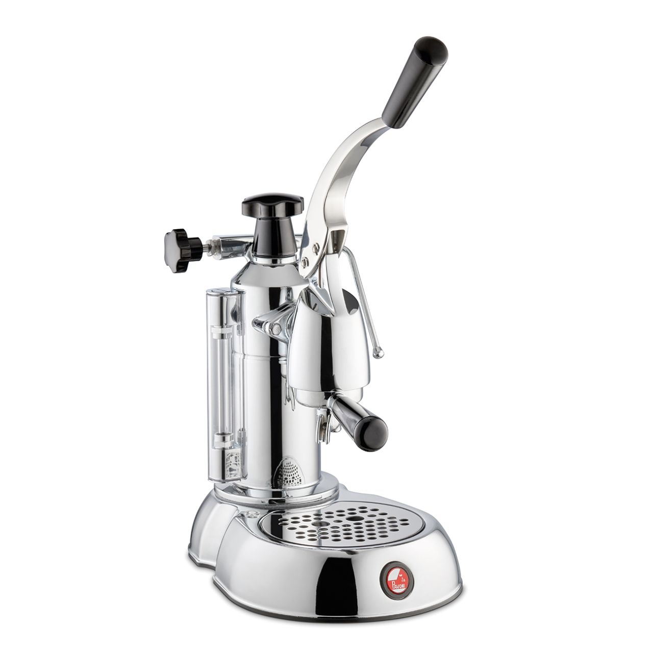 La Pavoni LPLSTL01EU Handhebelmaschine Siebträger Stradivari Europiccola Lusso Chrom Kunststoffgriffe