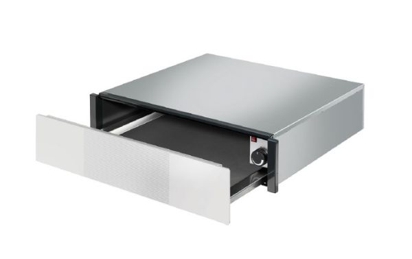 CTP1015B Einbau Wärmeschublade Linea Design 15 cm hoch - Farbe Weiß Hochglanz