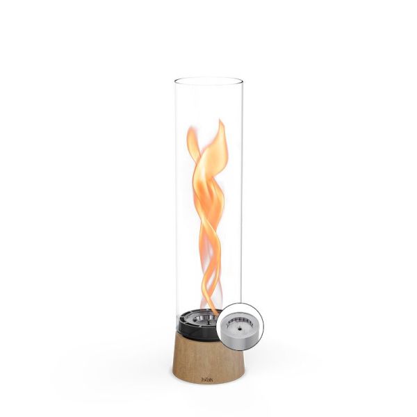 SPIN air 1200 Tischfeuer Eiche inkl. Bio-Burner - bis zu 2000 W Leistung 00940