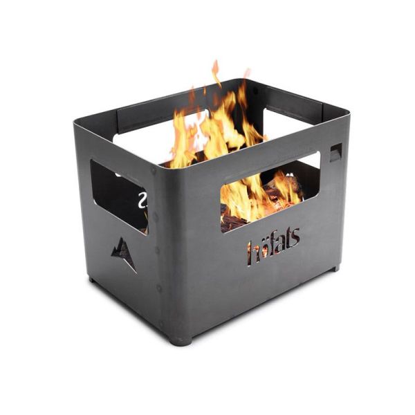 BEER BOX Feuerkorb Corten-Stahl 38x28x30 cm 070101