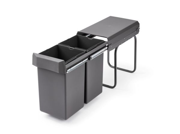 Double deluxe, Abfallsammelsystem, anthrazit 8011012