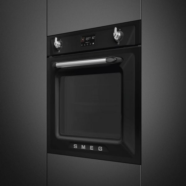 SOP6902S2PN Backofen mit Pyrolyse und Dampfunterstützung Victoria Design schwarz