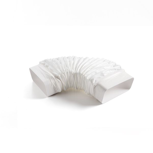 906408 Flexibler Abluftkanal Abm. 89 x 220mm, 750 mm lang