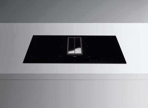 Quantum Pro Muldenlüfter 84 cm Breit mit 4 Induktionskochzonen - 600 m³/h freiblasend