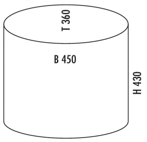 Ökosammler 170, freistehender Behälter, silber 8011080