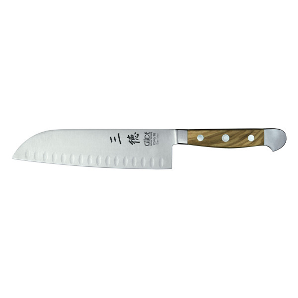 Santoku X546/18 Kulle Klingenlänge 18 cm Alpha Olive Serie