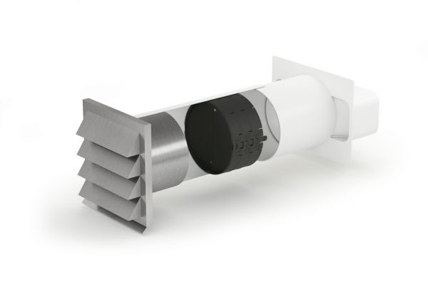E-Jal flow 150 Mauerkasten inkl. THERMOBOX, Mauerkasten, weiß, Edelstahl 4043066