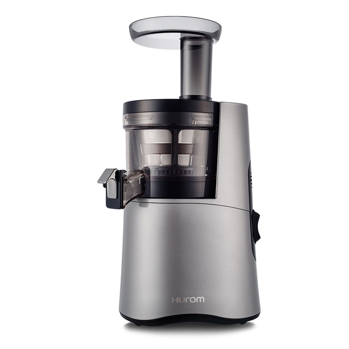 Hurom H-AA-DG Entsafter Slow Juicer mit 43 U/min Dunkelgrau