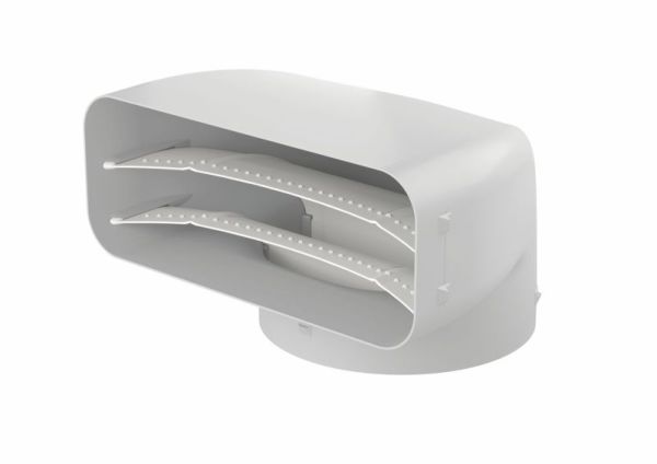 PRIME flow Prime 150 Flachkanal Set-1, Verbindungselement, hellgrau 4051016