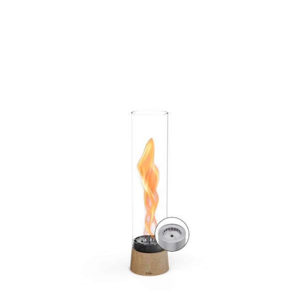 SPIN air 900 Tischfeuer Eiche inkl. Bio-Burner - bis zu 1100 W Leistung 00946