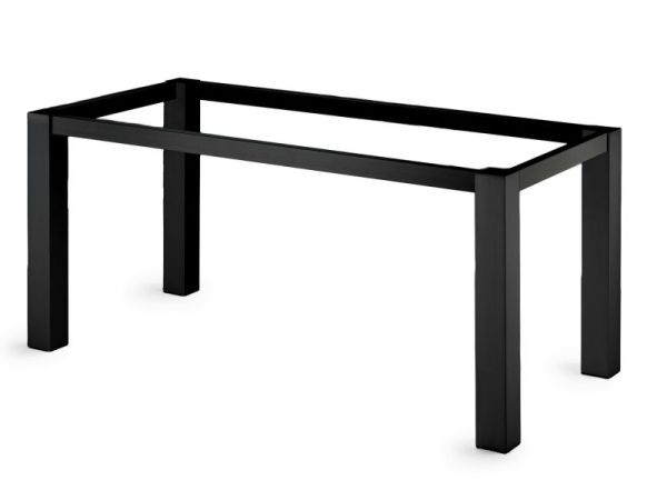 Tischgestell TG80, Tischgestell, schwarz matt, B 1460 mm, T 710 mm 3032245