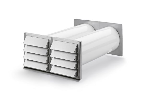 E-Klima A/Z 150 Abluft/Zuluftmauerkasten, Mauerkasten, Ab- und Zuluftmauerkasten 4044053