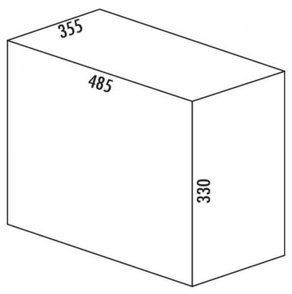 Traditionline Double-Master DS 360 S/400-2, Abfallsammelsystem, alugrau 8010111