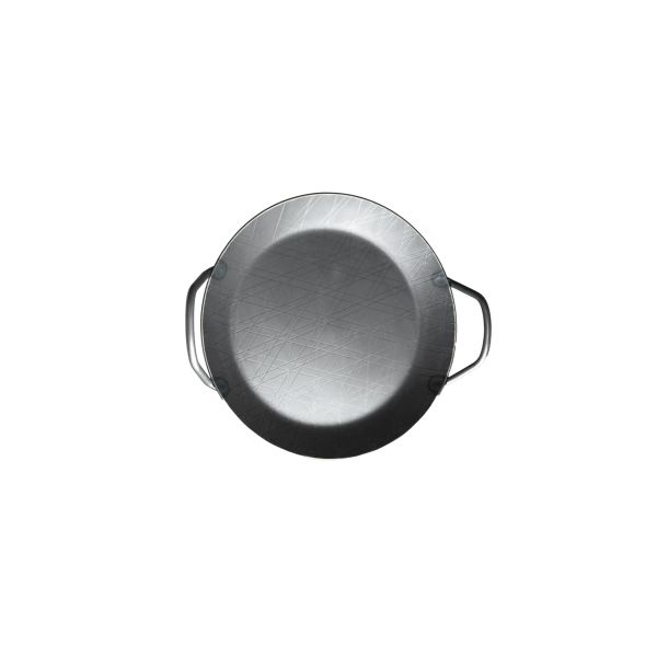 Schmiedeeiserne Servierpfanne 24-32 cm Ø mit seitlichen Griffen