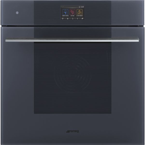 SOP6104S2PG Pyro Steam Backofen 60 cm mit Pyrolyse u. Dampfgarunterstützung - Neptune Grey Glas