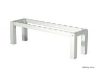 Bankgestell BG120, Bankgestell, edelstahlfarbig gebürstet 3032110 Bankgestell BG120, Bankgestell, edelstahlfarbig gebürstet 3032110