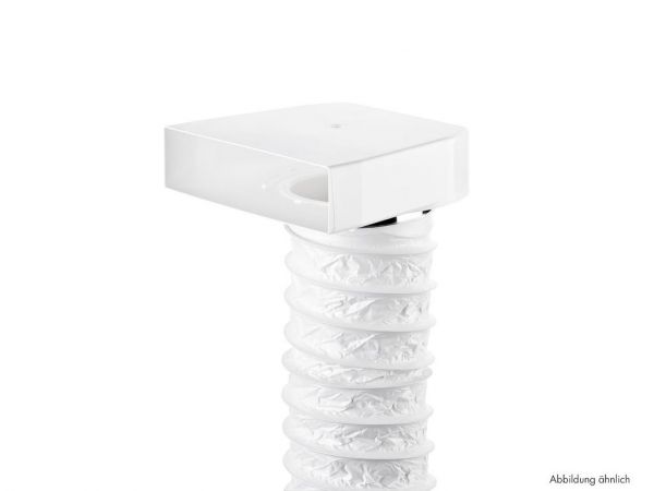T-URX 125 Umlenkstück 90° mit Flexkanal, Verbindungselement, weiß, L 1000 mm 4021026