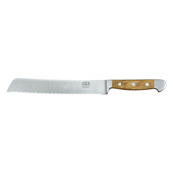 Brotmesser X430/21 Klingenlänge 21 cm Alpha Olive Serie