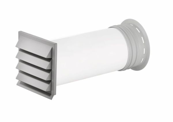 PRIME flow P-K-Klima-R 150 Mauerkasten, hellgrau 4051076