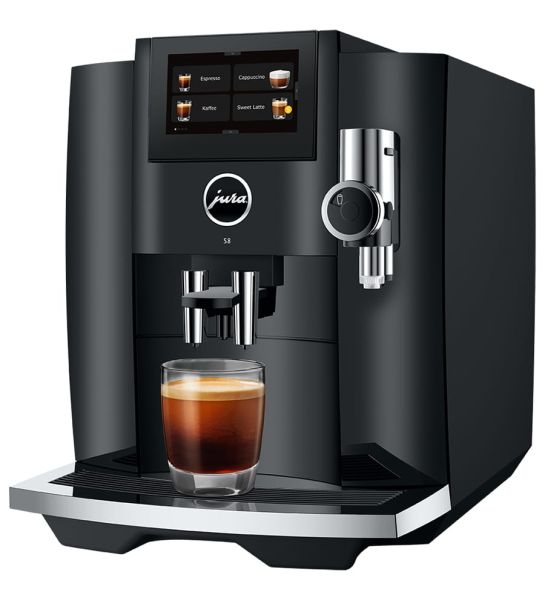 S8 Kaffeevollautomat Piano Black (EB) 15482 Innovation und Genuss in harmonischer Eleganz
