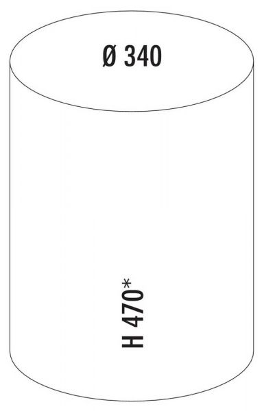 Rondo 2, Abfallsammelsystem, Edelstahl 8011005