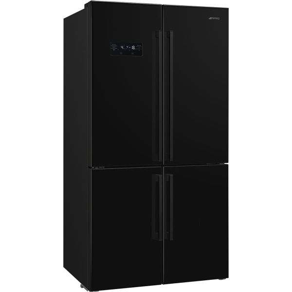 FQ60NDE French Door Kühlschrank 90 cm Breit NoFrost - Farbe schwarz