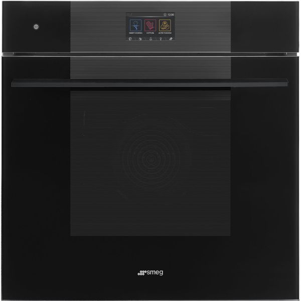 SOP6104S2PB3 Pyro Steam Backofen 60 cm mit Pyrolyse u. Dampfgarunterstützung - Pure Black Glas
