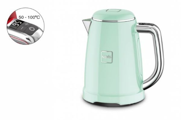 Wasserkocher KTC1 Retro Design 61143120 mit Temperatureinstellung - Farbe Neomint