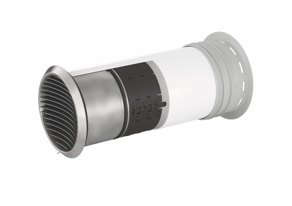 PRIME flow P-Turbo 150 Mauerkasten inkl. THERMOBOX, Mauerkasten, weiß, Edelstahl 4051064